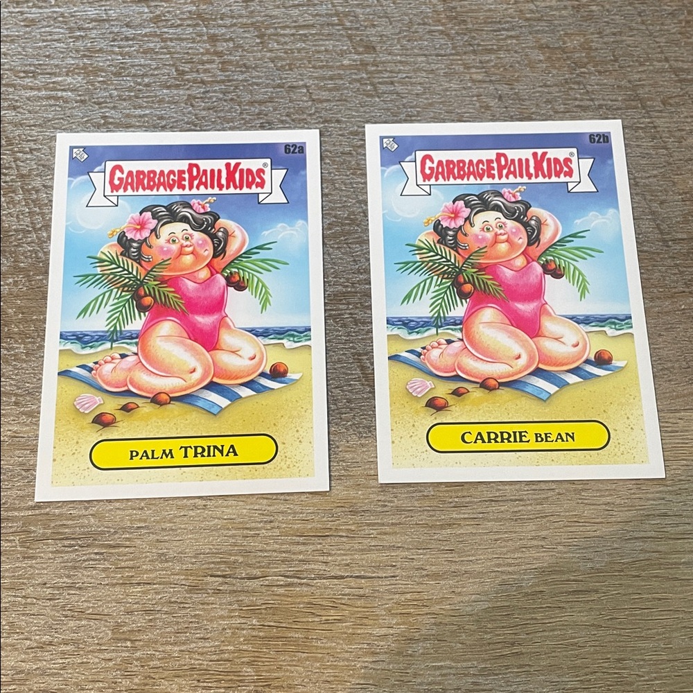 ✨10/$10 GPK SALE✨ Garbage Pail Kids GPK Go on Vacation Base 62a and 62b